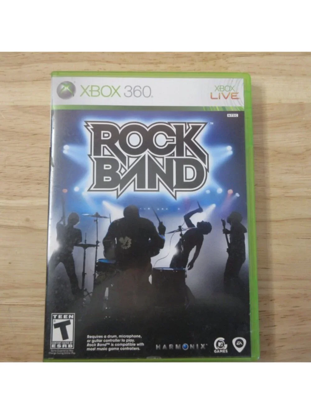 Rock Band (Microsoft Xbox 360, 2007) Complete In Box With Manual